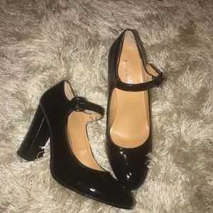 Black patent  “Mary Jane” heels